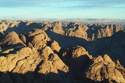Desert mountains, north of Mount Sinai.