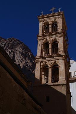 Saint Catherin's monastery clock tower, Sinai.