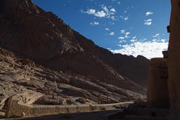 Wall monastery St. Catherine, Sinai, Egypt.