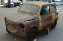 Cairo, rusty little Fiat.