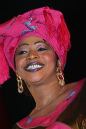Babani Kone, Diva, griote from Mali, Djembe d'or Festival, Conakry Guinea, Guinee.