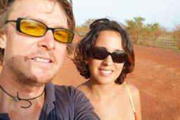 Mali, Hasna and Manfred, The dirt road.