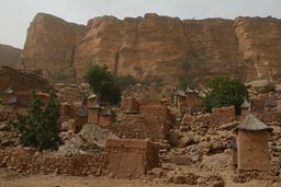 Village of Guiminie, Dogon Escarpement, Mali.