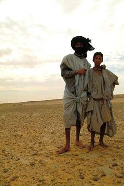 Bedouins, bare feet