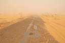 Sand storms, road to Mali.