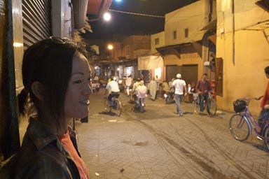Noriko in the Medina, late