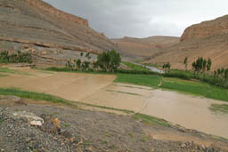 The Agoudal region, flooded valleys.