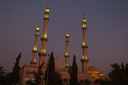 Aleppo mosque and church, peacefully side by side.