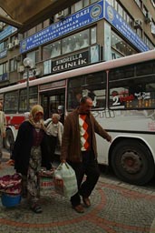 Samasun, peole, bus. Turkey.