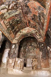 Songanli, valley, cave church, Turkey.