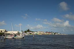 Water Front, north Belize City.