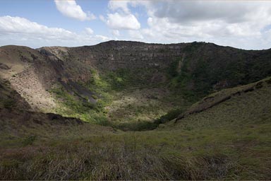 Masaya dormant crater, Nicarague.
