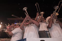 La murga, brass band and band jazz, Las Tablas, Carnival.