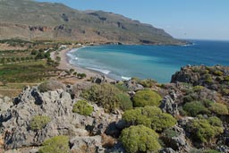 Windy Sakros bay, Crete.