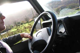 Driving Black Valley in Kerry, Irelenad