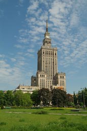 Palace of culture and science, Warsaw.