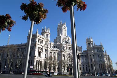 Plaza Cibeles, Palacio de Comunicaciones, Madrid, its most beautiful building, according to Daniel