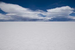 Uyuni salt flats, Bolivia.
