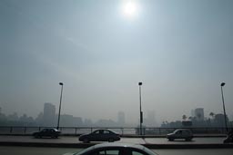 Smog in Cairo.