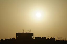 Satelite receivers Cairo. Sun.