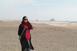 Desert and Christina, Saqqara.