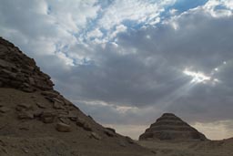 Light on Saqqara.