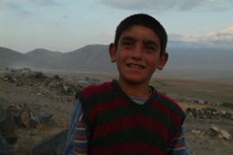Smiling Anatolian boy, Mount Ararat.