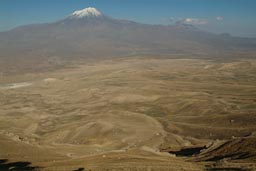 Mount Ararat and plains from other southern side opposing mountain.