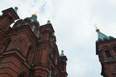 Orthodox cathedral detail, Helsinki.