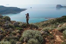 Land is beautiful, Crete coastal bay.