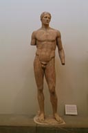 Statue of Hagias - Hagias was an athlete, and this is a marble copy of a bronze statue made by Lysippos in 340 BC