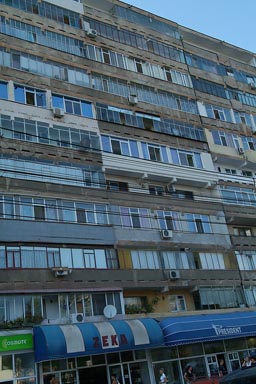Socialist Eastern European communal housings.