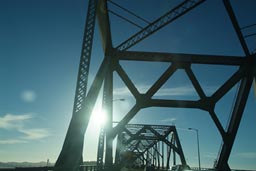 Crossing Bay Bridge.