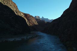 Early morning bottom of Grand Canyon.