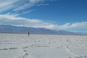 On moon in Badwater, DEathvalley.