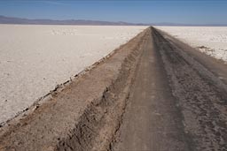 My road on Atacama Salare.