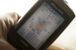 Battered Garmin GPS on Equator. 60CSx.