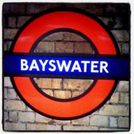 London Tube, Bayswater station.