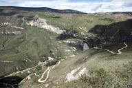 My road in Chachapoyas to Karajia.